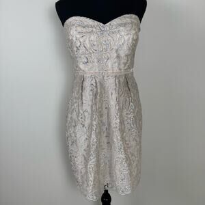 Jenny Yoo Hudson Dress Sandstone ~ 6